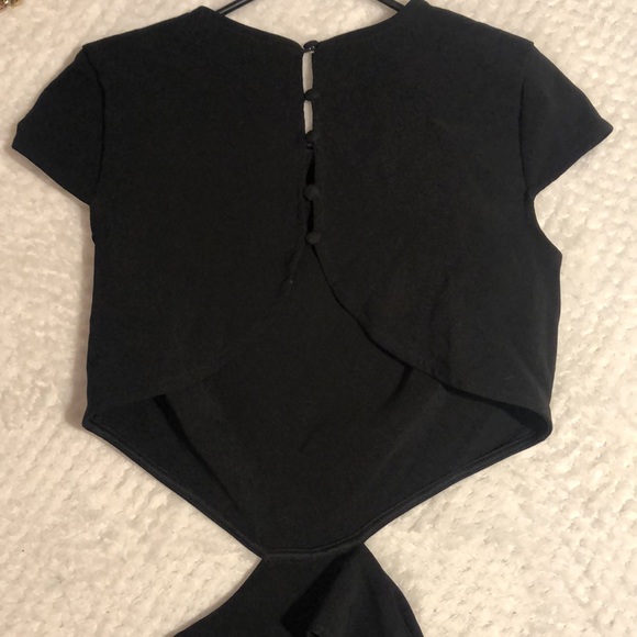 Lulus Conversation Slit Cutout Black Maxi Dress NWTs Large - Picture 5 of 13